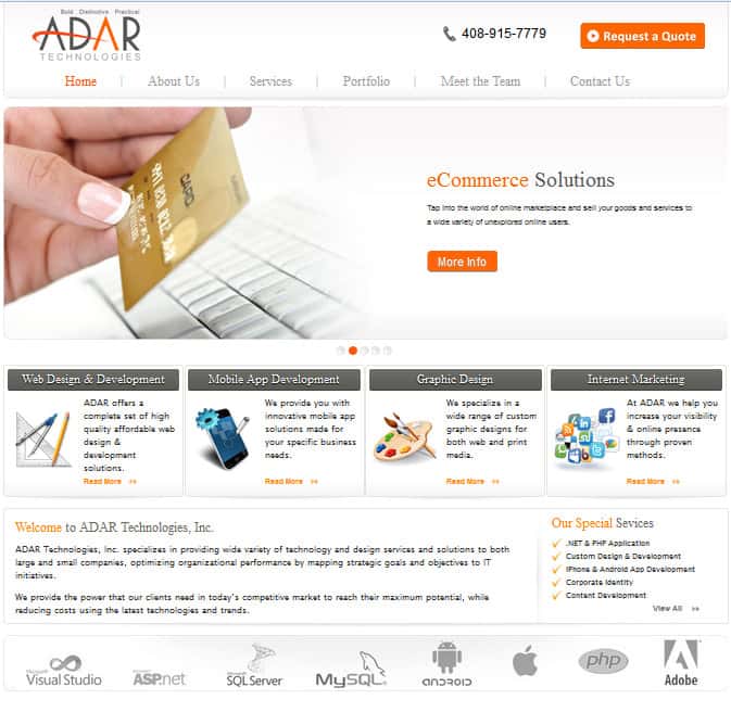 adar website project