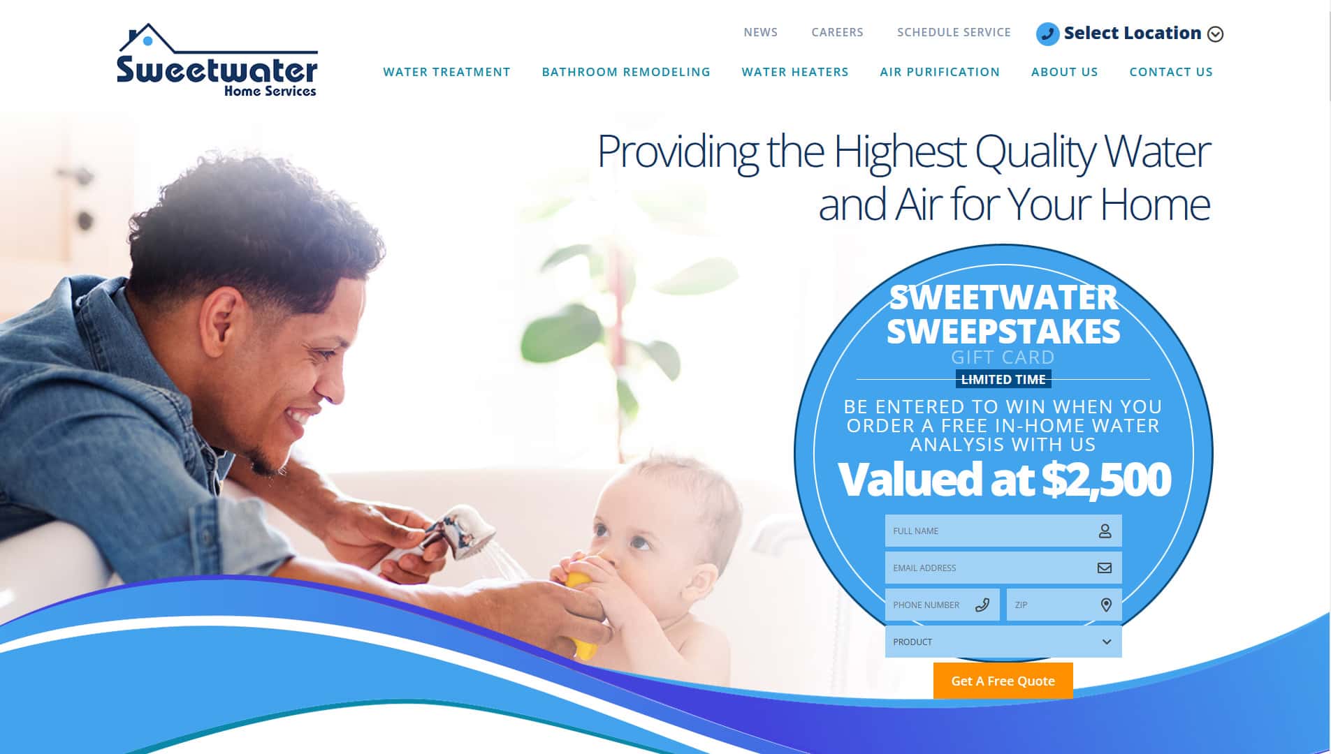 Sweet Water Website