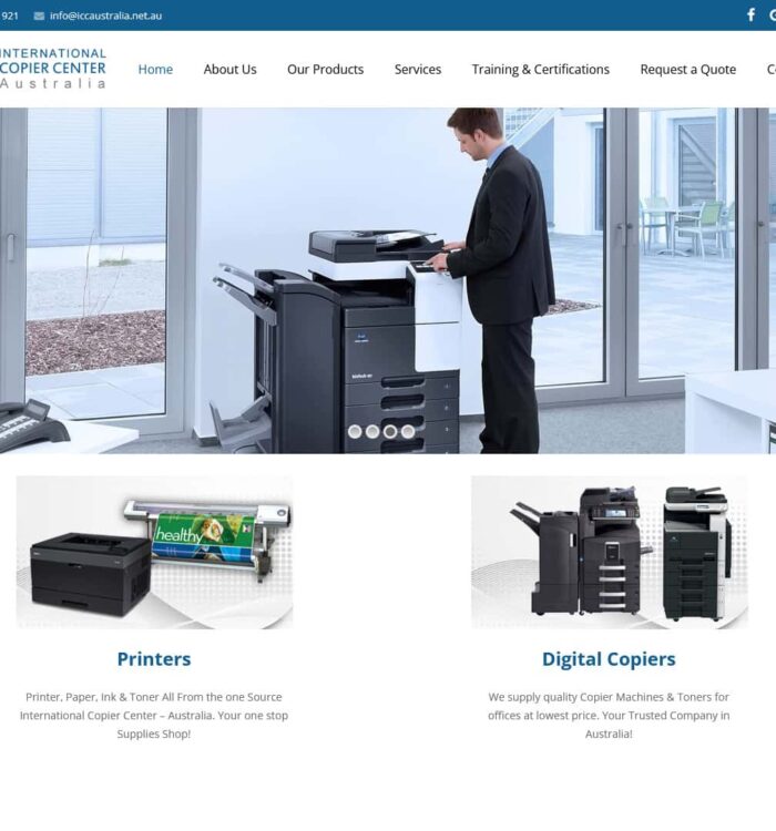 the photo copier australia website project