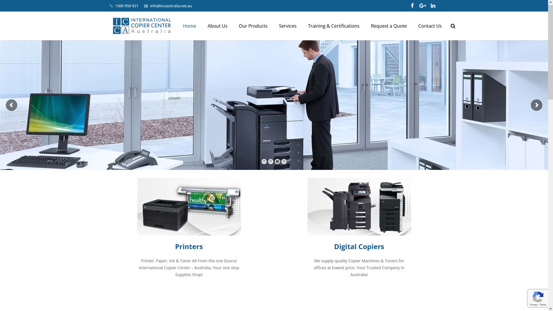 the photo copier australia website project